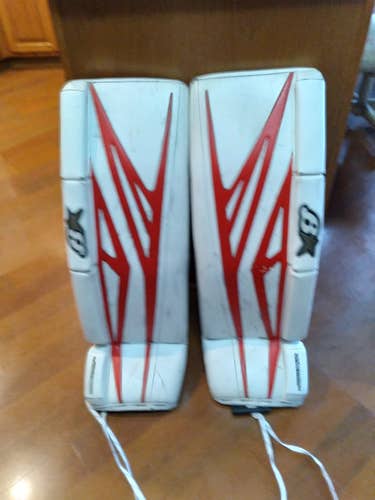Used 32" Brian's GNETiK 8.0 Goalie Leg Pads