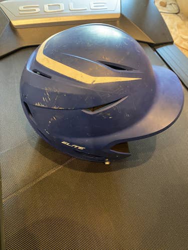 Blue Used 7 1/8 Easton Elite X Batting Helmet