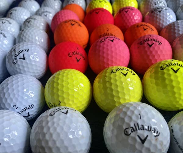 50 Used Callaway Supersoft Golfballs