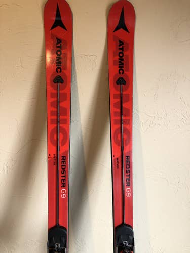 Women's 2019 Atomic Racing Redster FIS GS Skis With Bindings Max Din 16