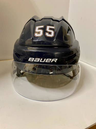 ST LOUIS BLUES PRO STOCK HELMET BAUER RE-AKT #55 PARAYKO
