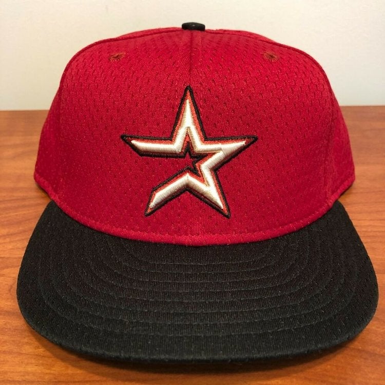 astros mesh fitted hat