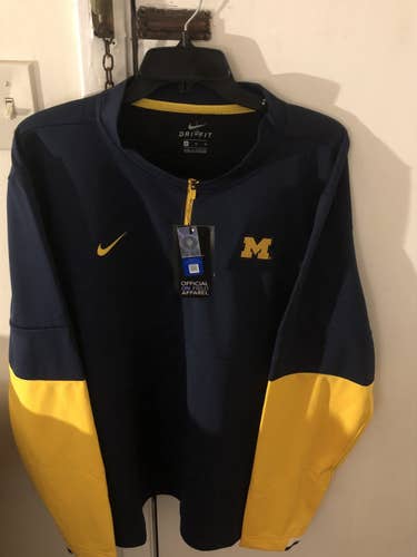 Michigan Wolverines Nike men’s NCAA 1/4 Zip XL