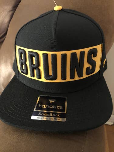 Boston Bruins fanatics Pro NHL SnapBack
