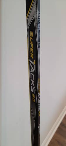 Game used signed Boone Jenner hockey stick