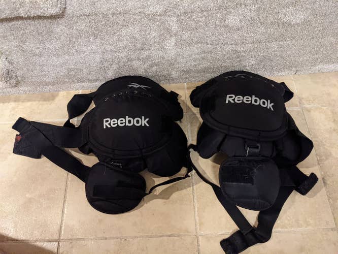 Used Reebok Pro Senior Goalie Knee/Thigh Guards