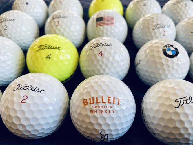 24 Used  Titleist ProVI Golfballs