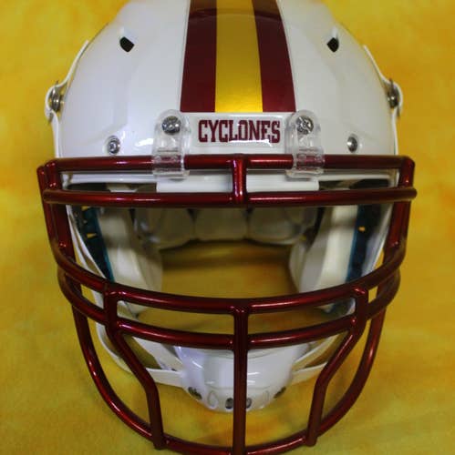 Look! Iowa State Cyclones super custom fullsize football helmet Schutt Vengeance Pro med