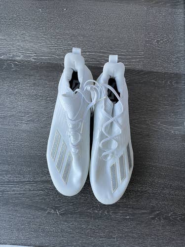 White Adidzero Adidas Cleats