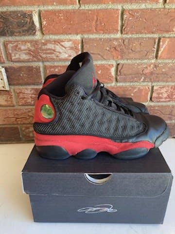 Black Used Kid's Size 4.5 (Women's 5.5) Air Jordan Shoes