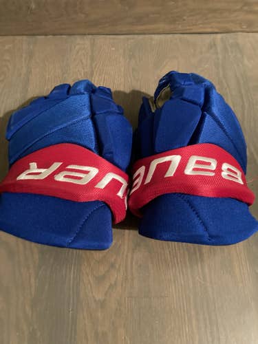 Blue Senior Bauer 13"  Gloves