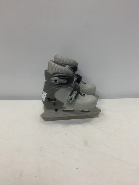 Used Ccm Tyke Sz 8-11 Adjustable Ice Skates Soft Boot Skates