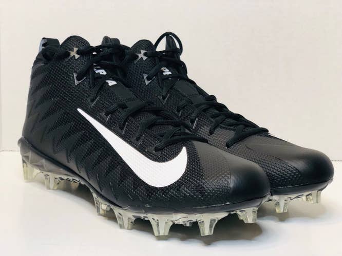 *NEW IN BOX* Nike Alpha Menace Pro Mid TD PRF, Football Cleats, AJ6604-004, Men’s Size 12.5, Black