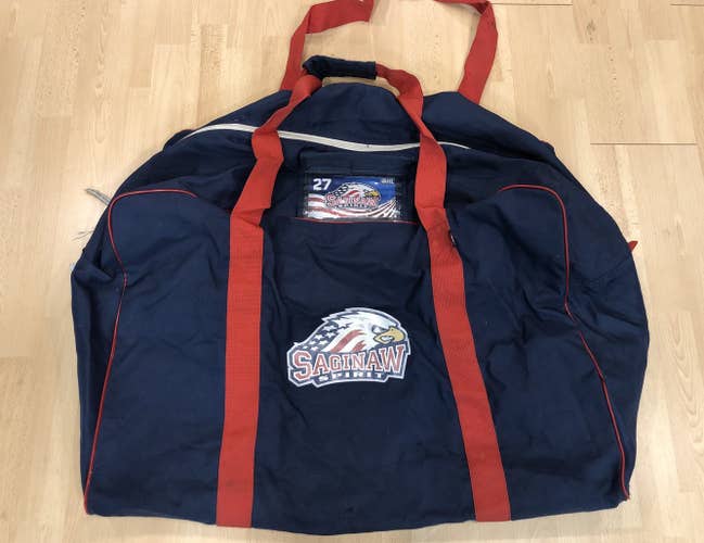 Saginaw Spirit OHL Pro Stock 4orte Player Equipment Bag #27