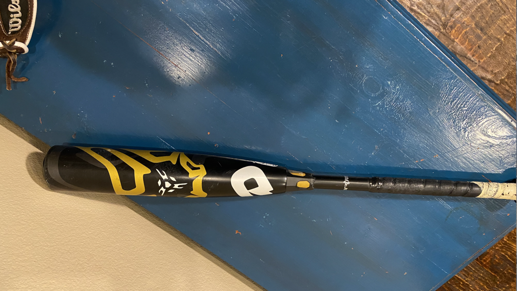 Used USSSA Certified DeMarini CF Zen Black Bat (-10) 18 oz 28"