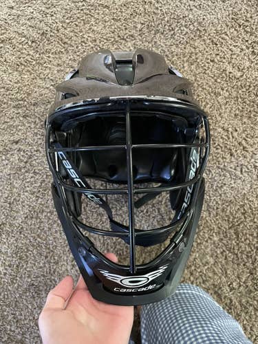 Silver Chrome - Cascade S Lacrosse Helmet