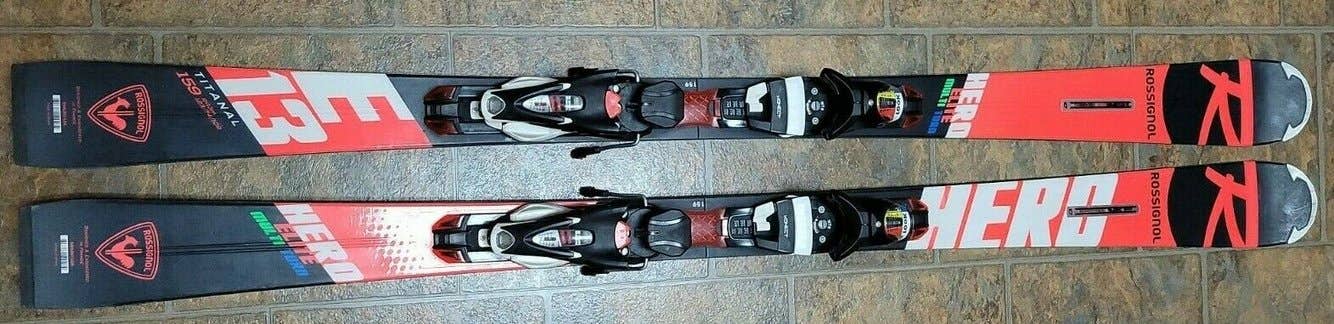 Rossignol Hero Elite Multi Turn MT 159 cm Skis w/bindings Excellent Condition
