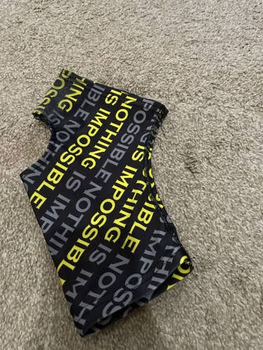 Used Football “Nothing is Impossible” Spats