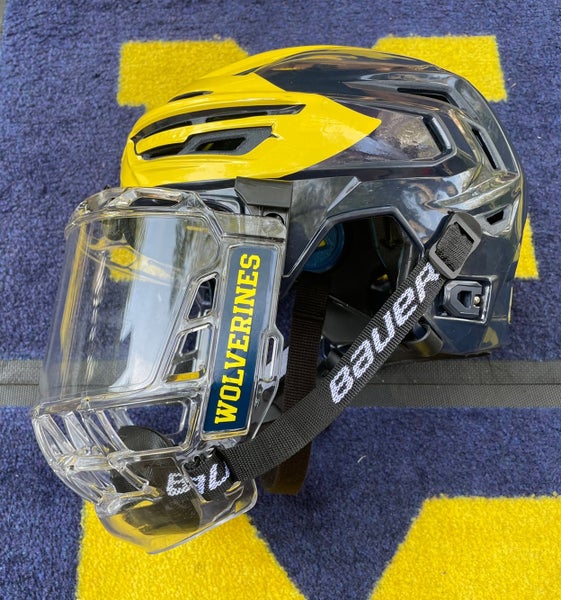 University of Michigan Hockey Game Helmet #51