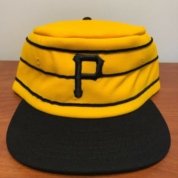Vintage 80s Pittsburgh Pirates Pillbox Snapback Hat Cap