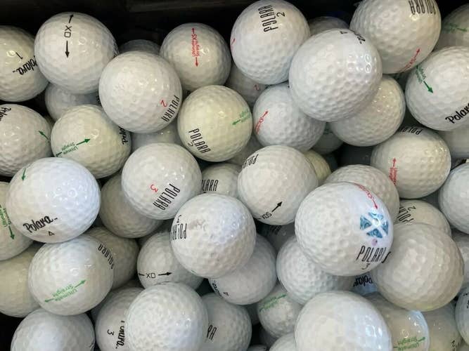 50 Polara Mix  AA-AAA Used Golf Balls 2A-3A Shag to Value Used Golf Balls