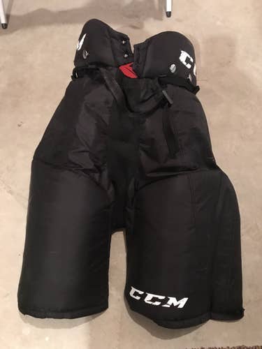 Black Senior Medium CCM  QLT 230 Hockey Pants