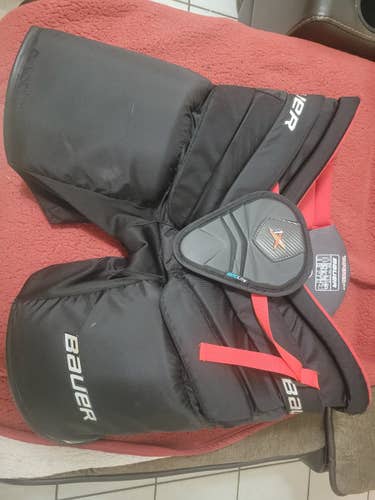 Black Senior Used XL Bauer Vapor 1X Hockey Goalie Pants