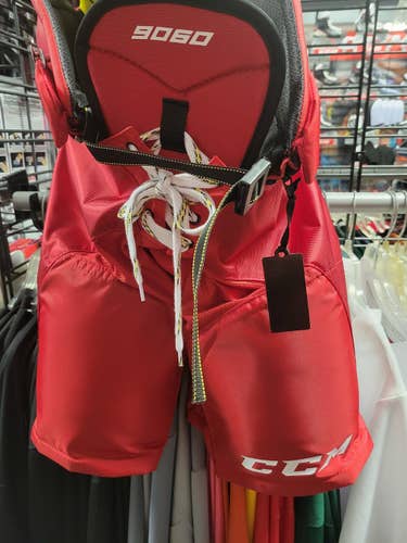 New CCM Tacks 9060 Hockey Pants Junior Red .
