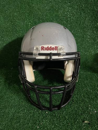 Adult Used Medium - Riddell Speed Helmet - Silver