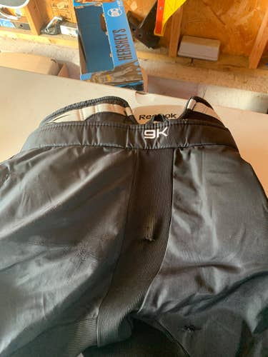 Black Used Large Reebok Pro Stock 9k Goalie Pants