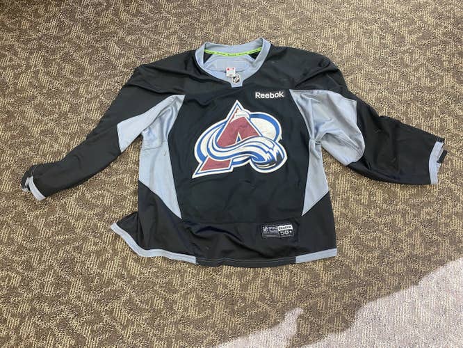 Black Adult Men's Used Goalie Cut Reebok Jersey