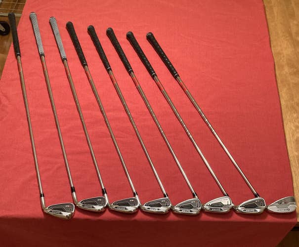 Used Men's TaylorMade Right Handed RSi 1 Iron Set Regular Flex Steel Shaft