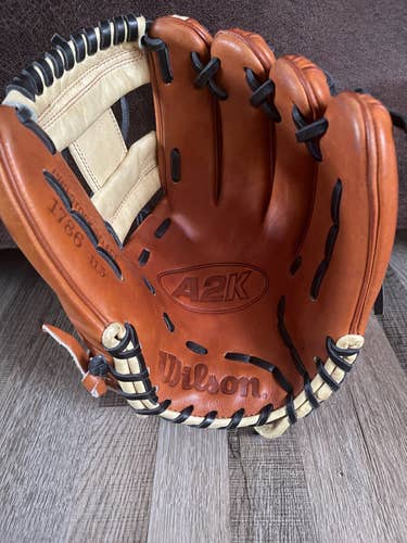 Brown New Adult Wilson Right Hand Throw Infield A2K Baseball Glove 11.5"