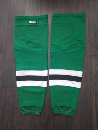 Green Senior Used Large Reebok Socks Pro Stock