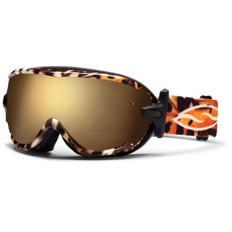 New Women's Smith Virtue Leopard Print Ski Goggles (SY2404)