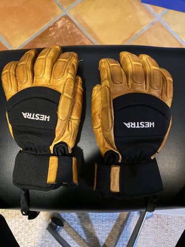 Adult Medium/8 Hestra Leather Ski Gloves