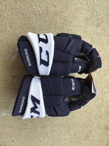 Colorado Avalanche New Pro Stock CCM HGQL Gloves 14” Barberio