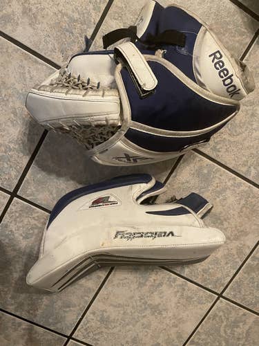 Vaughn/Reebok Hockey Goalie Gloves & Blockers
