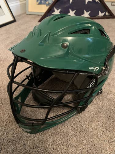 Lightly Used Green Cascade CPV-R Helmet Youth