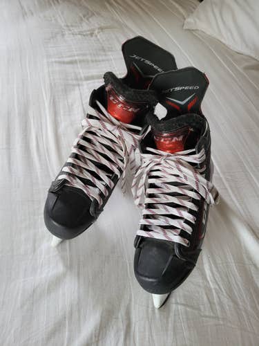 Senior Used CCM JetSpeed Xtra Pro Plus Hockey Skates Regular Width Size 7.5