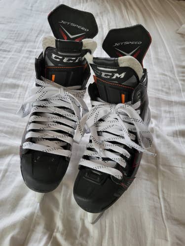 Senior Used CCM JetSpeed FT1 Hockey Skates Regular Width Size 7.5