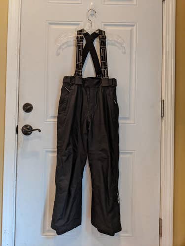 Black Unisex Youth Used Size 10 Karbon Ski Pants
