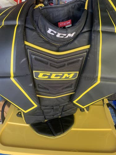 Senior goalie equipment (pads chestie blocker and glove combo)