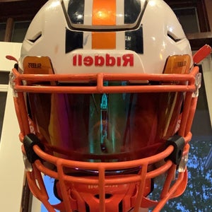 Sleef Fire & Ice Orange Clear Helmet Eye-Shield Visor
