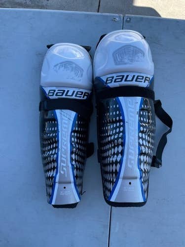 Used Senior Bauer Supreme 1S Shin Pads 13"