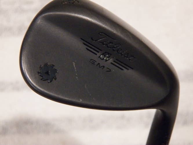 RIGHT HAND TITLEIST VOKEY SM7 BLACK GOLF SAND WEDGE 56-10S WEDGE FLEX