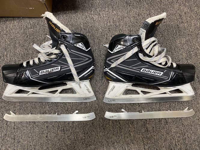 Used Bauer Extra Wide Width  Size 5 Supreme S170 Hockey Goalie Skates
