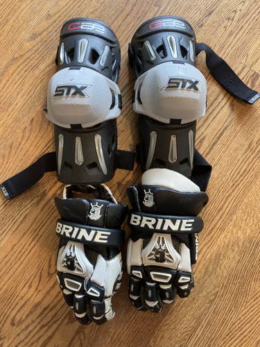 Like New Large STX G22 Arm Pads With Used King Gloves