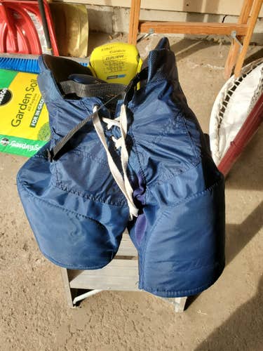 Blue Youth Used Bauer Supreme 2s Pro Hockey Pants