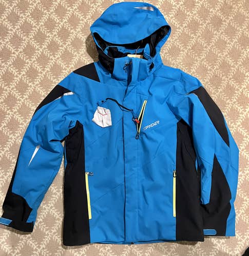 Blue Unisex Adult Used Medium Spyder Jacket